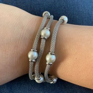 Anne Klein layered bracelet